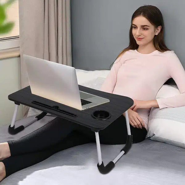 Laptop Table Modern Computer Desk Folding Multi-Purpose Laptop Table| Study Table| Bed Table| Writing Desk